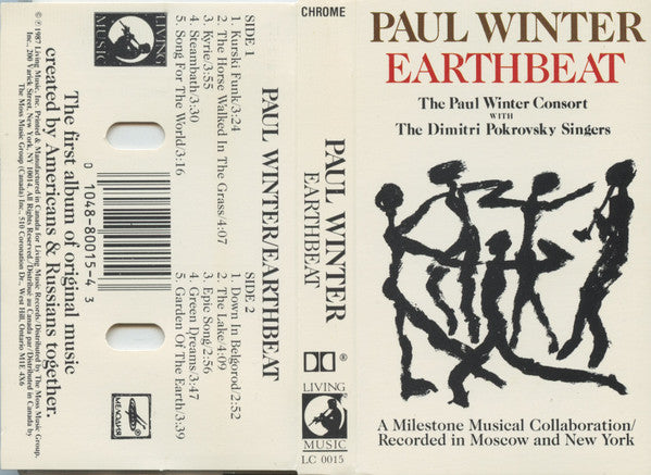 Paul Winter (2), The Paul Winter Consort* With The Dimitri Pokrovsky Singers* : Earthbeat (Cass, Album)
