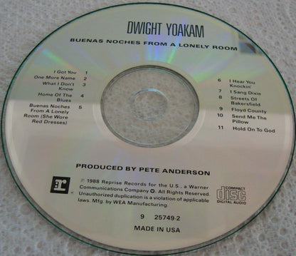 Dwight Yoakam : Buenas Noches From A Lonely Room (CD, Album, RE)