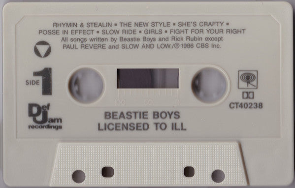 Beastie Boys : Licensed To Ill (Cass, Album)