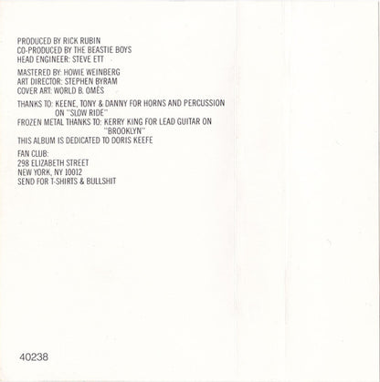 Beastie Boys : Licensed To Ill (Cass, Album)