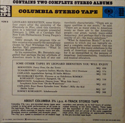 Gershwin*, Grofé*, Leonard Bernstein, New York Philharmonic, Columbia Symphony* : Rhapsody In Blue / An American In Paris / Grand Canyon Suite (Reel, 2tr Stereo, 7" Reel, Album)