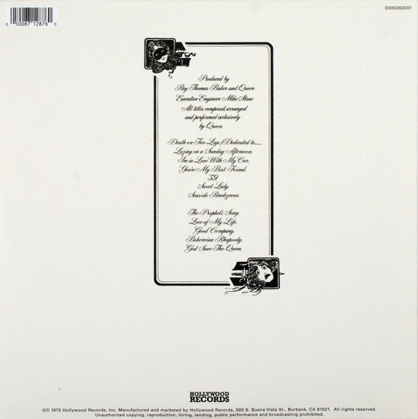 Queen : A Night At The Opera (LP, Album, RE, RM, Gat)