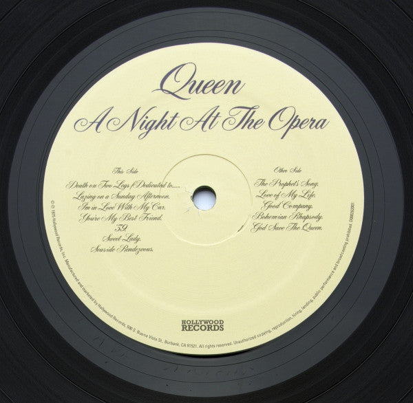 Queen : A Night At The Opera (LP, Album, RE, RM, Gat)