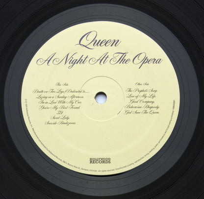 Queen : A Night At The Opera (LP, Album, RE, RM, Gat)