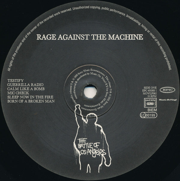 Rage Against The Machine : The Battle Of Los Angeles (LP, Album, RE, RP, 180)