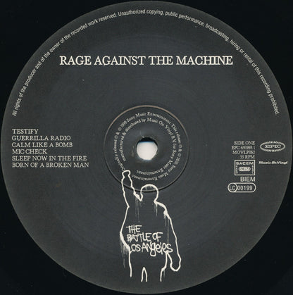 Rage Against The Machine : The Battle Of Los Angeles (LP, Album, RE, RP, 180)