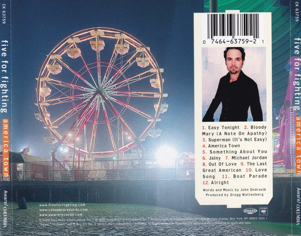 Five For Fighting : America Town (CD, Album)