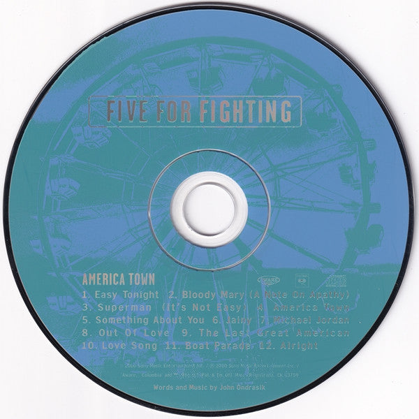 Five For Fighting : America Town (CD, Album)