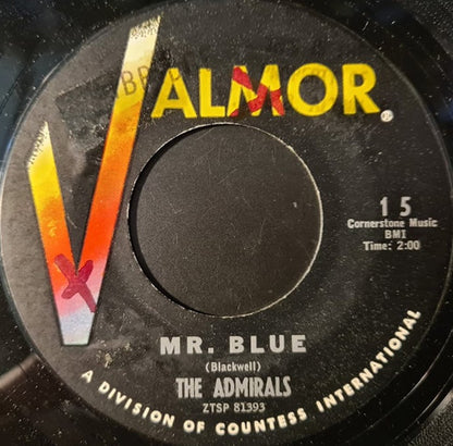 The Admirals (11) / The Jades (39) : Mr. Blue / Star Of Hawaii (7", Single, Mono)