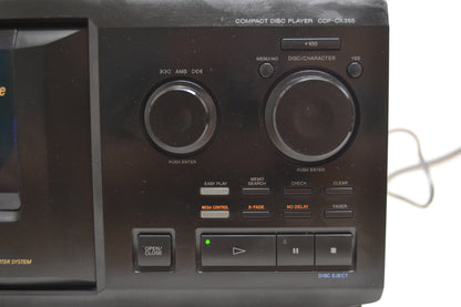 Sony CDP-CX355 CD Changer * 300 CDs * Remote * Fully Serviced * New Belts