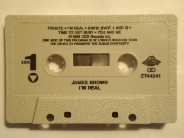James Brown : I'm Real (Cass, Album)