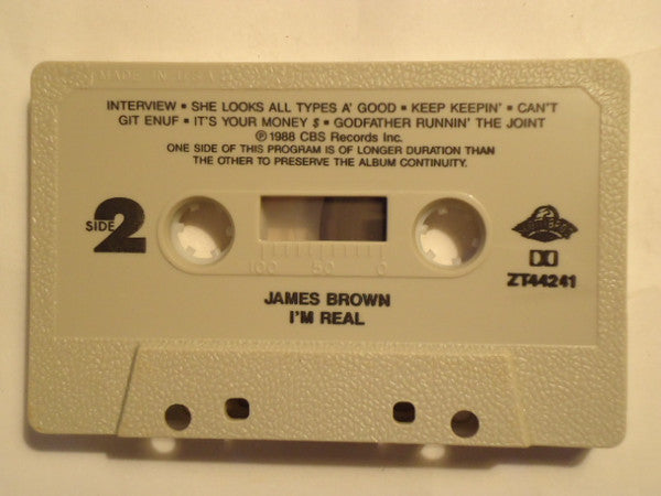 James Brown : I'm Real (Cass, Album)