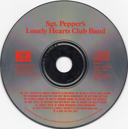 The Beatles : Sgt. Pepper's Lonely Hearts Club Band (CD, Album, RE)