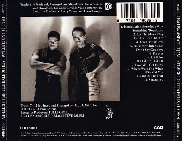 Lisa Lisa And Cult Jam* : Straight Outta Hell's Kitchen (CD, Album)