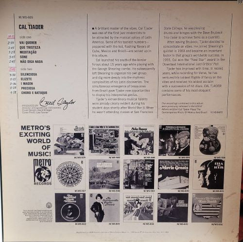 Cal Tjader : Cal Tjader (LP, Album, RE)