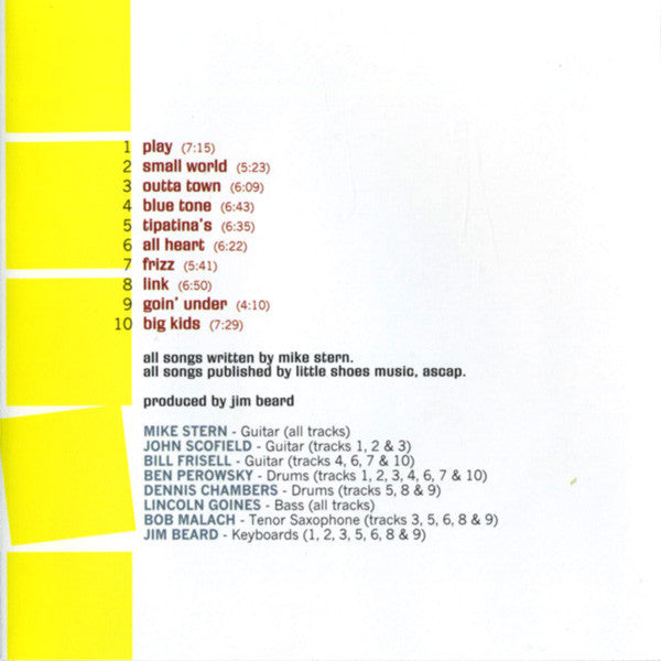 Mike Stern : Play (CD, Album)
