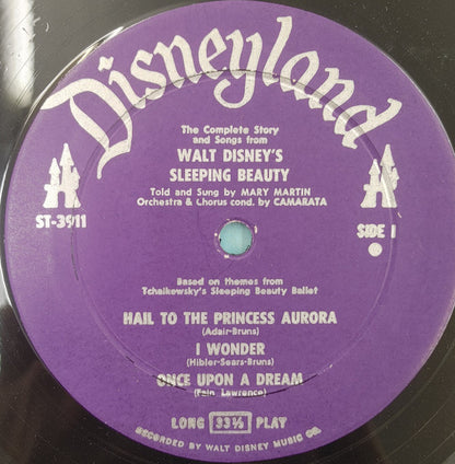 Mary Martin : Walt Disney's Story Of Sleeping Beauty (LP, Gat)