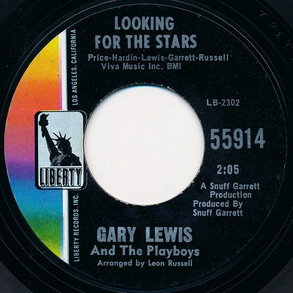 Gary Lewis And The Playboys* : (You Don't Have To) Paint Me A Picture / Looking For The Stars (7", Styrene, She)