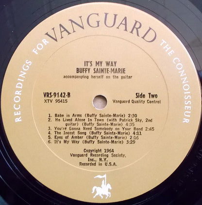 Buffy Sainte-Marie : It's My Way! (LP, Album, Mono, Pit)
