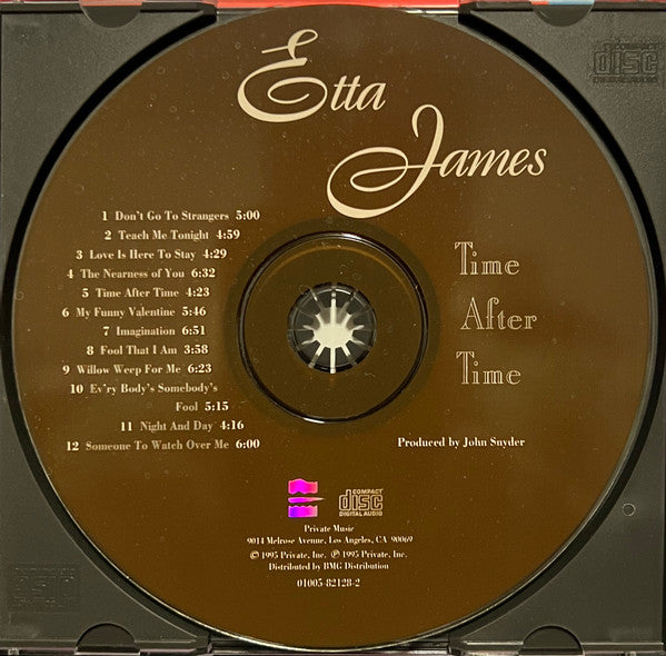 Etta James : Time After Time (CD, Album)