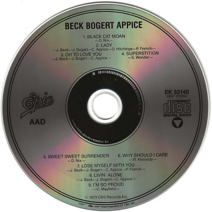Beck, Bogert & Appice : Beck Bogert Appice (CD, Album, RE)