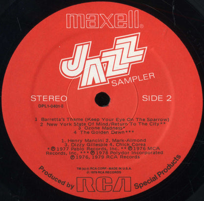 Various : Maxell Jazz Sampler (LP, Ltd, Smplr)