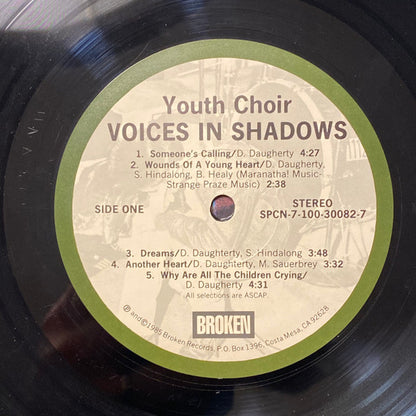 Youth Choir (2) : Voices In Shadows (LP, Album)