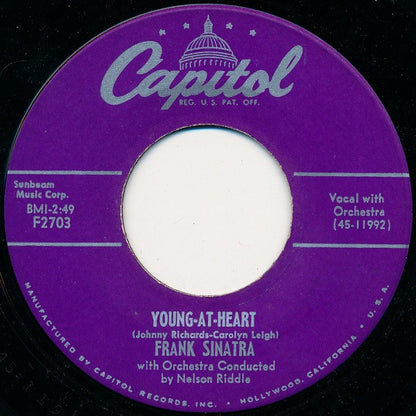 Frank Sinatra : Young-At-Heart (7", Single, Scr)
