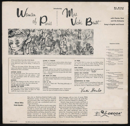 Miss Vicki Benet* : Woman Of Paris (LP, Album)