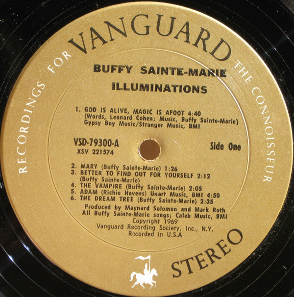 正規通販 正規品 LP Buffy Sainte-marie Illuminations 4R2 VANGUARD