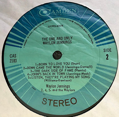 Waylon Jennings : The One And Only Waylon Jennings (LP, Album, Ind)