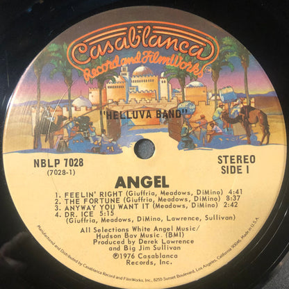 Angel (24) : Helluva Band (LP, Album, San)
