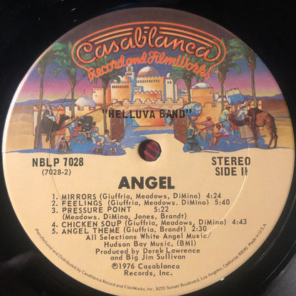 Angel (24) : Helluva Band (LP, Album, San)