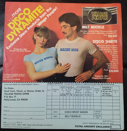Village People : Macho Man (LP, Album, GOL)