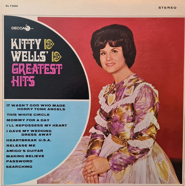 Kitty Wells : Kitty Wells' Greatest Hits (LP, Comp)