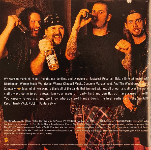 Pantera : Official Live: 101 Proof (CD, Album, Club, (Or)