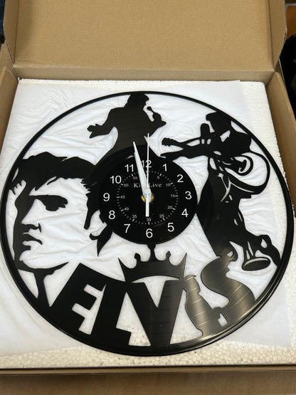 Elvis Presley Vinyl Record Wall Clock