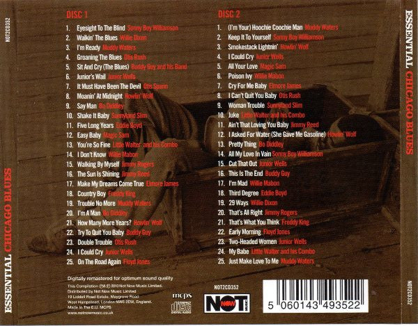 Various : Essential Chicago Blues (2xCD, Comp, RM)