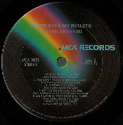 Lynyrd Skynyrd : Gimme Back My Bullets (LP, Album, RE, Ter)