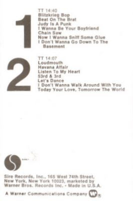 Ramones : Ramones (Cass, Album)