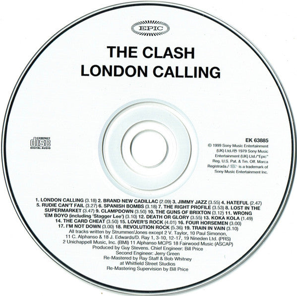 The Clash : London Calling (CD, Album, RE, RM)