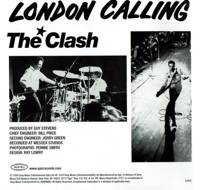 The Clash : London Calling (CD, Album, RE, RM)