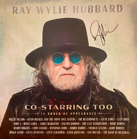 Ray Wylie Hubbard : Co-Starring Too (LP, Album, Gre)
