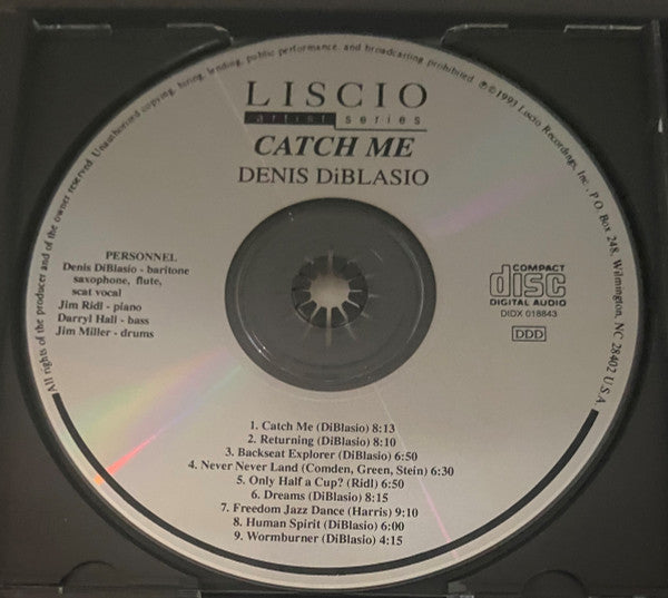 Denis DiBlasio : Catch Me (CD)
