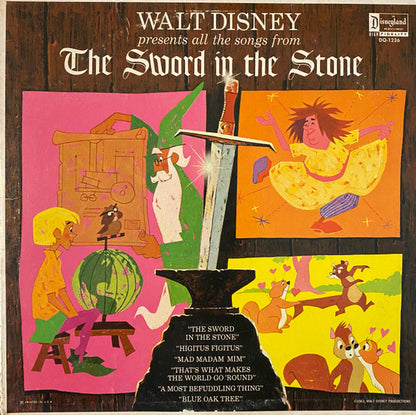 Various : All The Songs From "The Sword In The Stone" (LP, Album, Mono)