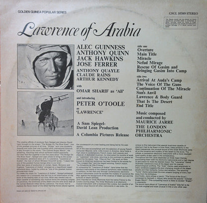 London Philharmonic Orchestra, Maurice Jarre : Lawrence Of Arabia (LP, RE)