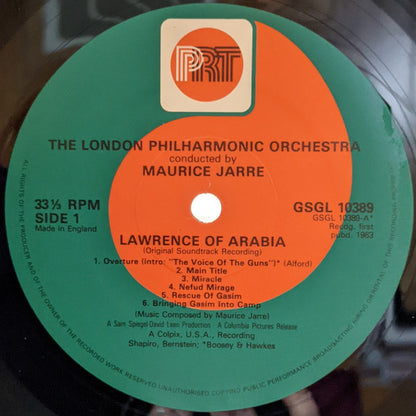 London Philharmonic Orchestra, Maurice Jarre : Lawrence Of Arabia (LP, RE)