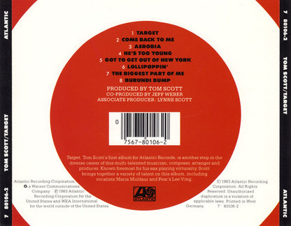 Tom Scott : Target (CD, Album, Tar)