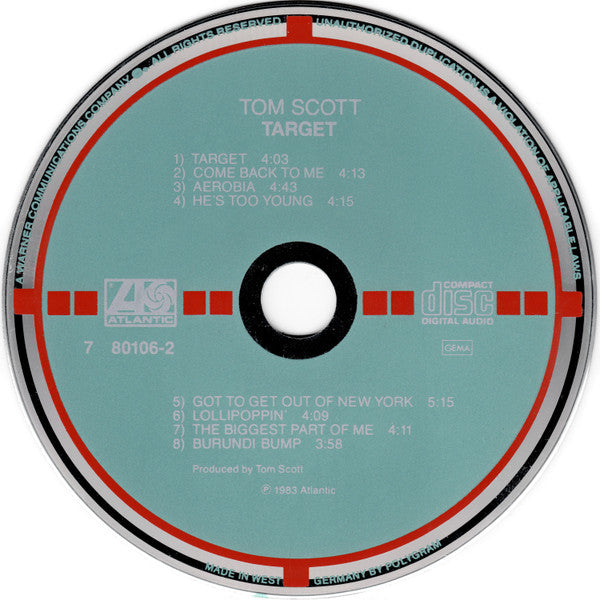 Tom Scott : Target (CD, Album, Tar)