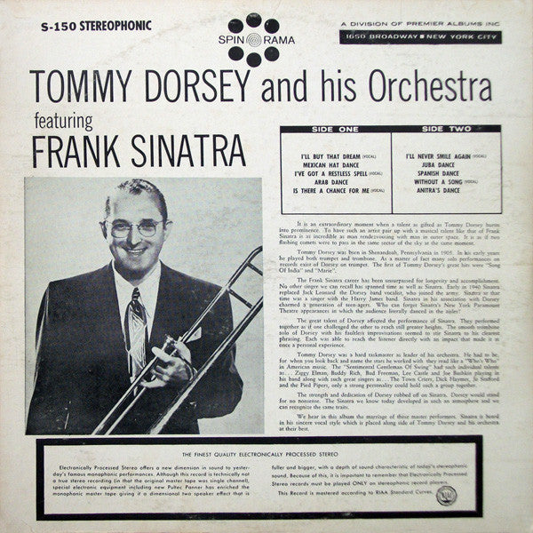 Tommy Dorsey And His Orchestra Featuring Frank Sinatra : Tommy Dorsey And His Orchestra Featuring Frank Sinatra (LP, Comp)